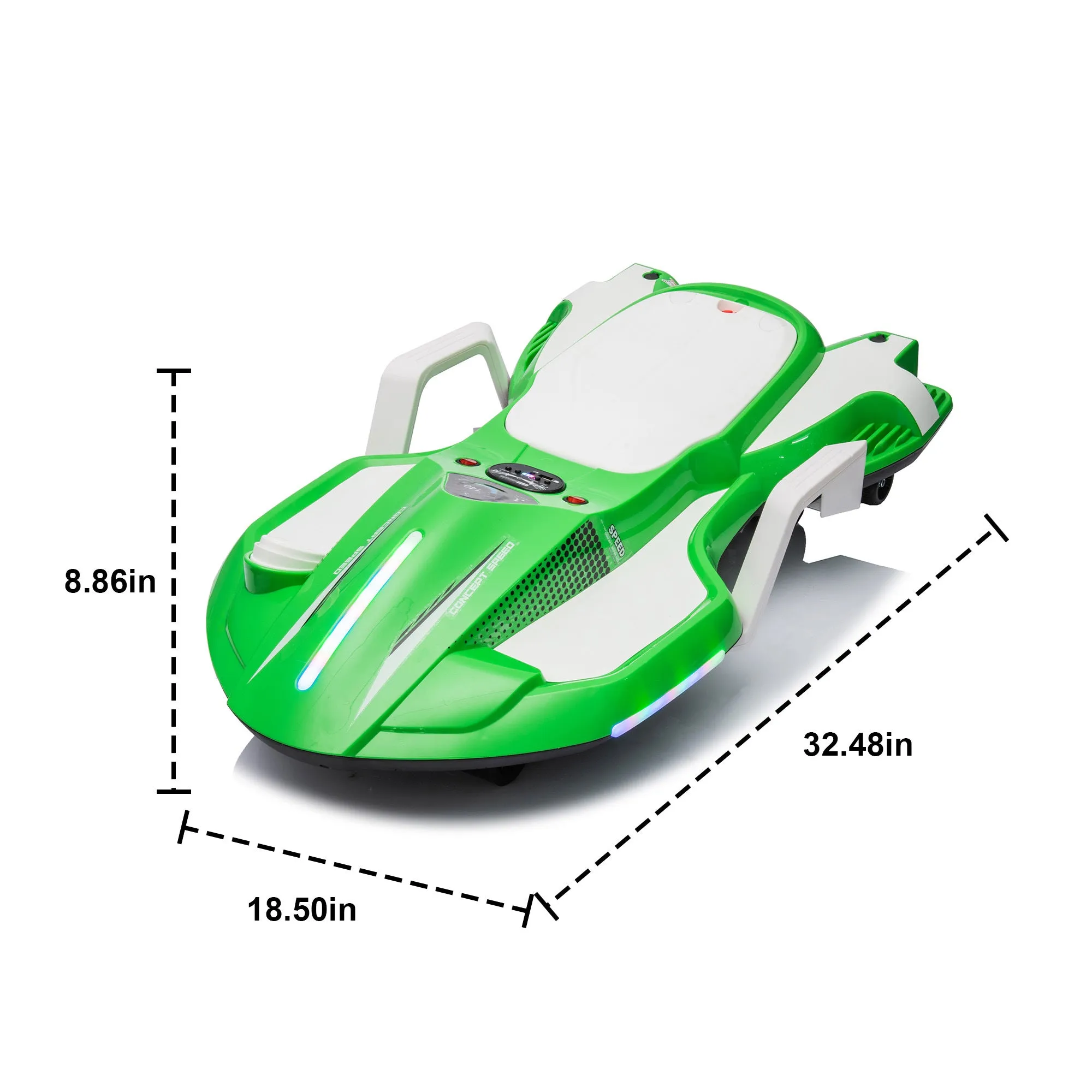 24V Kids Ride On Electric scooter w/ helmet knee pads,24v ride on toy for kids,Spray function,2WD 400w wheel-hub motor,5.59-6.84MPH,Gravity Steering,Use for 1-2 hours,Exercise your child age 6 .