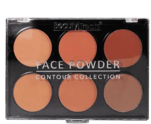 Beauty Treats Contour Collection Face Powder Palette - Dark