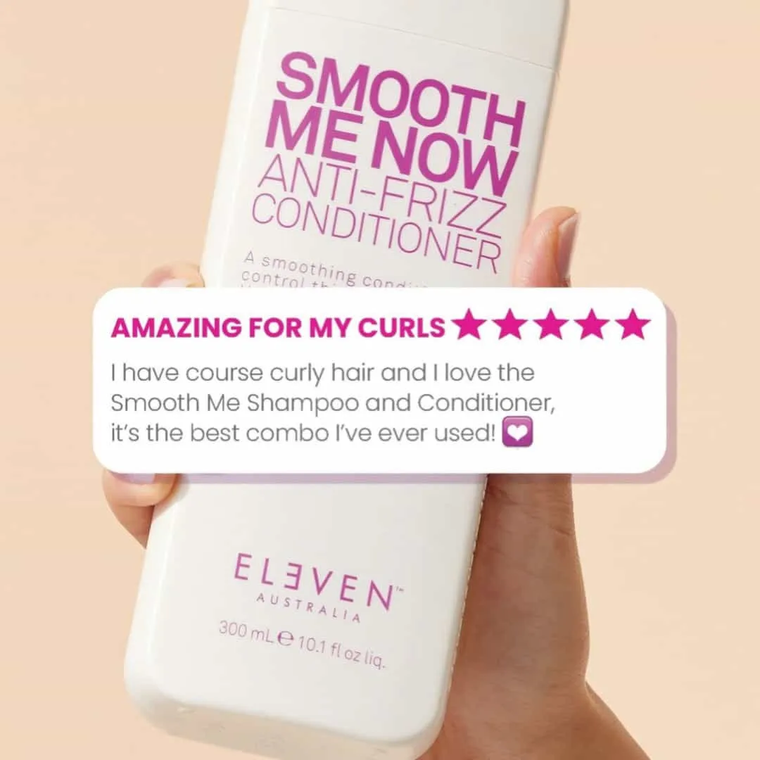 ELEVEN Australia Smooth Anti-Frizz Shampoo & Conditioner DUO PACK
