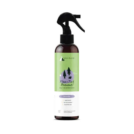kin kind: Flea|Tick Protect Spray - Lemongrass, Lavender